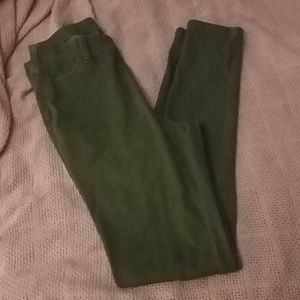 Olive Green Jeggings
